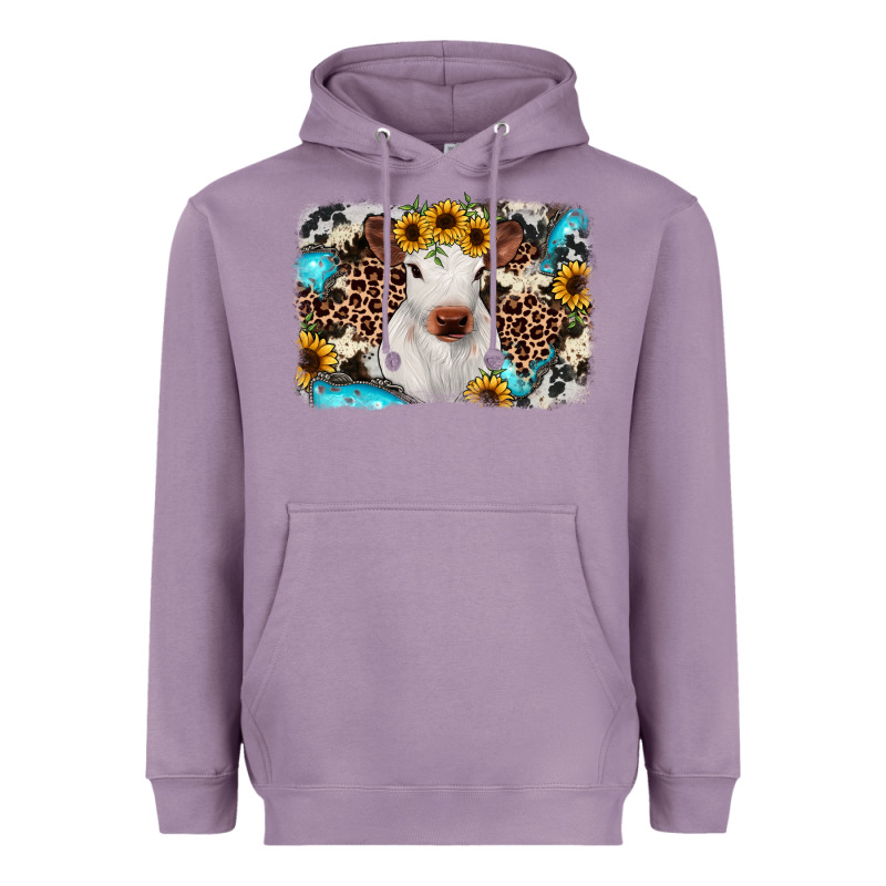 Cowhide Leopard Calf Heavyweight Hoodie by RanaPortraitStore | Teevron