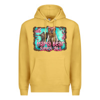 Antique Gold mama bear sees all Premium Hoodie - Artiststas