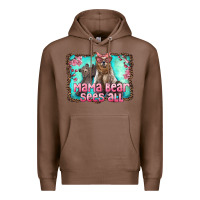Chestnut mama bear sees all Premium Hoodie - Artiststas