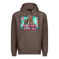 Coffee mama bear sees all Premium Hoodie - Artiststas