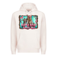 Pale Pink mama bear sees all Premium Hoodie - Artiststas