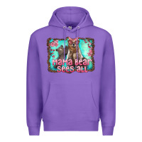 Purple mama bear sees all Premium Hoodie - Artiststas