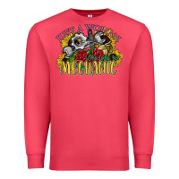 Cardinal just a woman who loves her mechanic Premium Sweatshirt - SublimationCraftShop