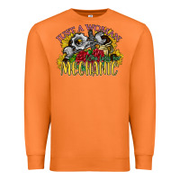 Carrot just a woman who loves her mechanic Premium Sweatshirt - SublimationCraftShop