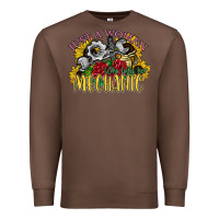 Chestnut just a woman who loves her mechanic Premium Sweatshirt - SublimationCraftShop
