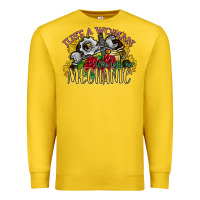 Lemon just a woman who loves her mechanic Premium Sweatshirt - SublimationCraftShop