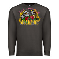 Smoke just a woman who loves her mechanic Premium Sweatshirt - SublimationCraftShop
