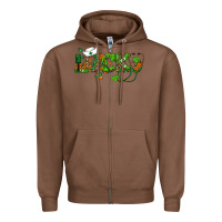 Chestnut st patricks day lucky nurse Zipper Hoodie - RanaPortraitStore