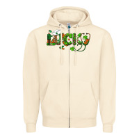 Sandshell st patricks day lucky nurse Zipper Hoodie - RanaPortraitStore