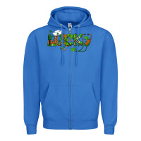 True Royal st patricks day lucky nurse Zipper Hoodie - RanaPortraitStore