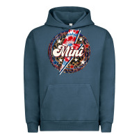 Pigment Midnight Navy Western Mini Patriotic Urban Hoodie - LillyAllenDesigns