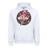 White Western Mini Patriotic Urban Hoodie - LillyAllenDesigns