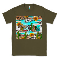 Army Green texas Classic Tee - RanaPortraitStore