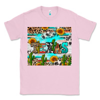 Bubblegum Pink texas Classic Tee - RanaPortraitStore