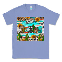 Colony Blue texas Classic Tee - RanaPortraitStore