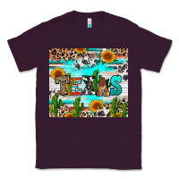 Plum texas Classic Tee - RanaPortraitStore