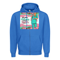 True Royal she works willingly with her hands blonde nurse Zipper Hoodie - RanaPortraitStore