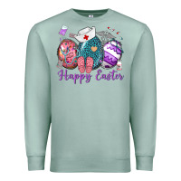 Seafoam happy easter eggs nurse n Premium Sweatshirt - Neo Western