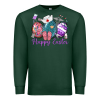 Sports Green happy easter eggs nurse n Premium Sweatshirt - Neo Western
