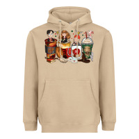 Mushroom harry coffee cups Heavyweight Hoodie - Zillion Design Studio