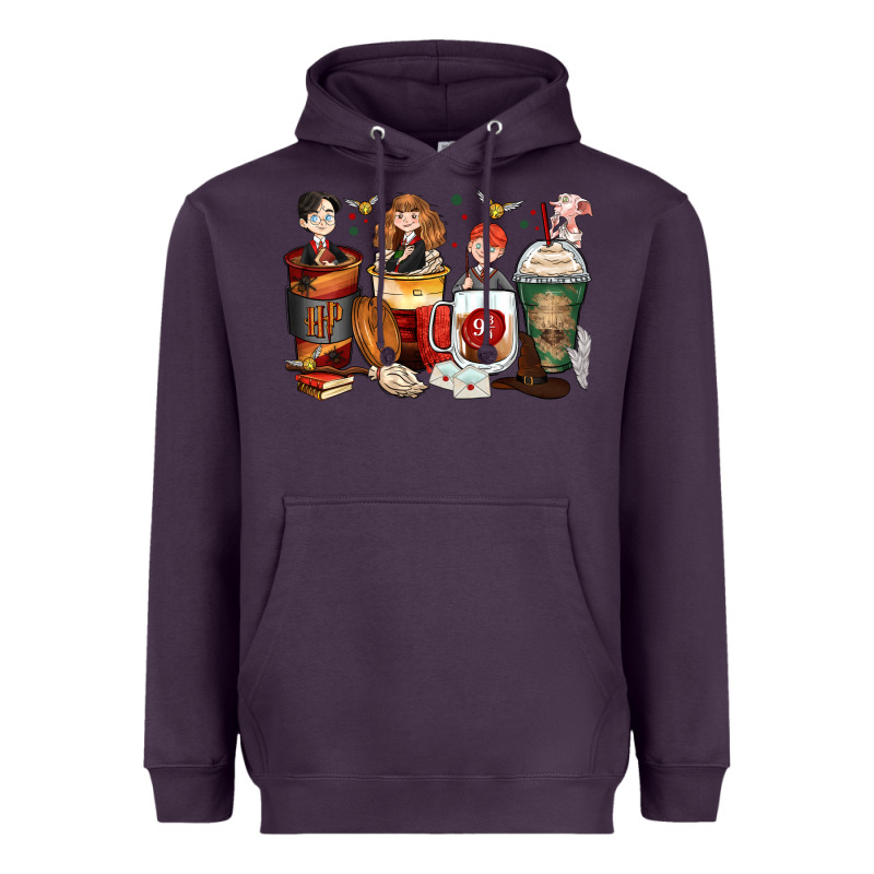 Harry Coffee Cups Heavyweight Hoodie by Zillion Design Studio | Teevron