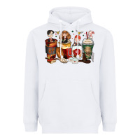 White harry coffee cups Heavyweight Hoodie - Zillion Design Studio