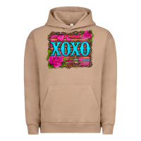 Pigment Burro xoxo valentine's day pink roses and hearts Urban Hoodie - Jasminsmagicworld