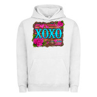 Pigment Lunar Rock xoxo valentine's day pink roses and hearts Urban Hoodie - Jasminsmagicworld