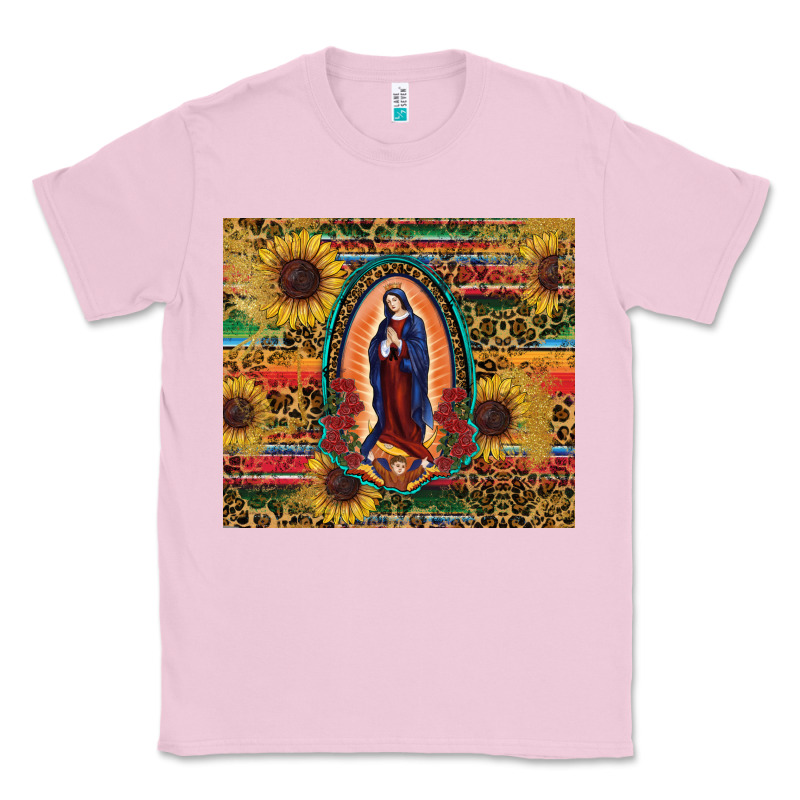 Sunflower Serape Lady Of Guadalupe Classic Tee by RanaPortraitStore | Teevron