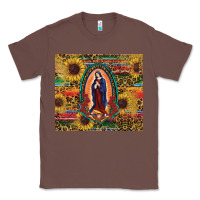 Chestnut sunflower serape lady of guadalupe Classic Tee - RanaPortraitStore