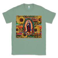 Sage sunflower serape lady of guadalupe Classic Tee - RanaPortraitStore