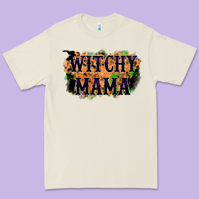 Witchy Mama Premium Tee Designed By Racoondesign