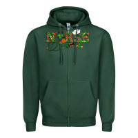 Sports Green st patricks day nurse Zipper Hoodie - RanaPortraitStore
