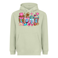Matcha valentine's day coffee cups Heavyweight Hoodie - Zillion Design Studio