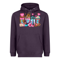 Plum valentine's day coffee cups Heavyweight Hoodie - Zillion Design Studio