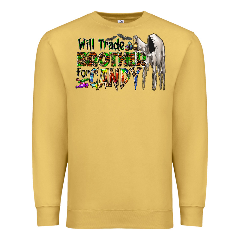 Will Trade Brother For Candy Premium Sweatshirt by CowhideDigitalArt | Teevron