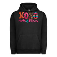 Pigment Black xoxo hugs and kisses Urban Hoodie - Jasminsmagicworld