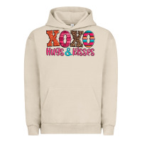 Pigment French Oak xoxo hugs and kisses Urban Hoodie - Jasminsmagicworld