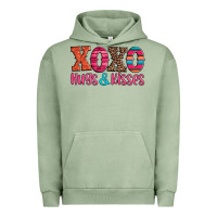Pigment Oil Green xoxo hugs and kisses Urban Hoodie - Jasminsmagicworld