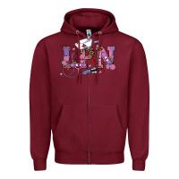 Burgundy valentines day lpn Zipper Hoodie - RanaPortraitStore