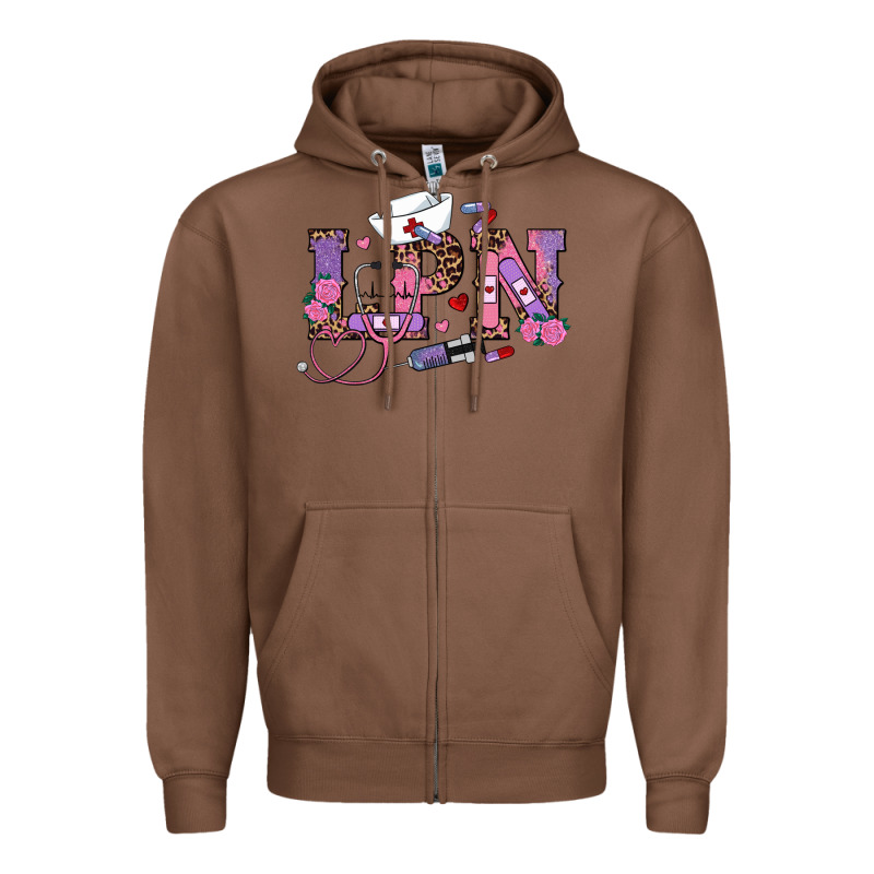 Valentines Day Lpn Zipper Hoodie by RanaPortraitStore | Teevron