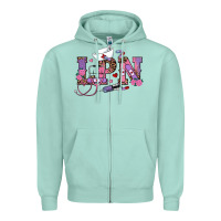 Seafoam valentines day lpn Zipper Hoodie - RanaPortraitStore