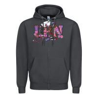 Smoke valentines day lpn Zipper Hoodie - RanaPortraitStore