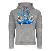 Cloud Rock hello winter with sniwman and  truck Vintage Hoodie - AdoDesignShop