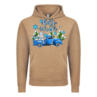 Vintage Coffee hello winter with sniwman and  truck Vintage Hoodie - AdoDesignShop