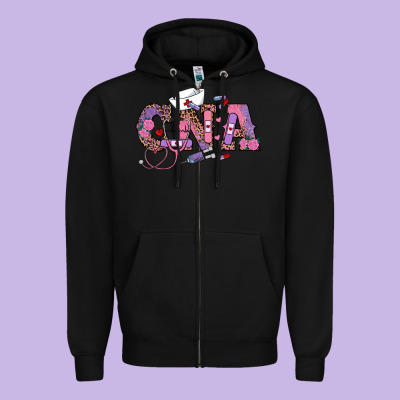 Zipper Hoodie valentines day cna