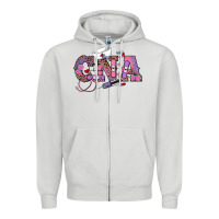 Dove Grey valentines day cna Zipper Hoodie - RanaPortraitStore