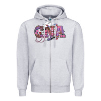 Heather Grey valentines day cna Zipper Hoodie - RanaPortraitStore