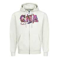 Oatmeal Heather valentines day cna Zipper Hoodie - RanaPortraitStore