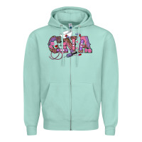 Seafoam valentines day cna Zipper Hoodie - RanaPortraitStore